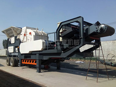 時產(chǎn)160噸建筑垃圾破碎設(shè)備多少錢一臺 河南移動破碎機生產(chǎn)廠商